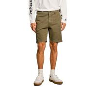 Pepe Jeans Herren Regular Chino Shorts, Grün (Steingrün), 31W