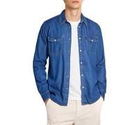 Pepe Jeans Herren Regular Shirt PM308586 Jeanshemd, Blue (Denim-HT8), L