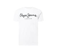 Pepe Jeans Herren Shirt weiß/dunkelblau L