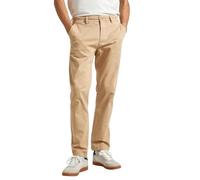 Pepe Jeans Herren Slim Chinohose PM211655 Trouser, Brown (Khaki Beige), 38W