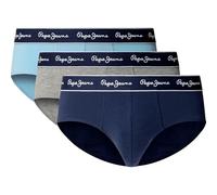 Pepe Jeans Herren Solid Bf 3p Slip, Blau (Himmelsblau), M