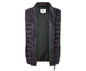 Pepe Jeans Herren Steppweste - BALLE GILLET, Nylon, Stehkragen, Taschen, einfarbig Schwarz S