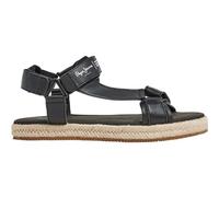 Pepe Jeans Herren Sunset Savage Sandale, Schwarz (Schwarz), 10