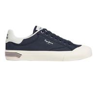 Trainingsschuh PEPE JEANS "trainers TAYLOR BREAK M", Herren, Gr. 45, blau (steel blau), 90% Baumwolle, 10% Polyurethan, Schuhe (89422559-45) steel blau