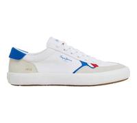 Pepe Jeans Herren Travis Brit M Sneaker, Weiß (Weiß), 12