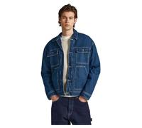 Pepe Jeans Herren Young Reclaim Trucker Jacket, Blue (Denim), M
