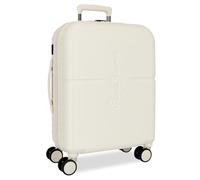Pepe Jeans Highlight Kabinenkoffer, Beige, 40 x 55 x 20 cm, starr, 2,92 kg, integrierter TSA-Verschluss, ABS, 2,92 kg, 37 l, Handgepäck von Joumma Bags, Beige, Talla única, Kabinenkoffer
