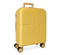 Pepe Jeans Highlight Kabinentrolley, Ocker, 40 x 55 x 20 cm, starr, ABS, integrierter TSA-Verschluss, 37 l, 2,74 kg, 4 Räder, ausziehbar, Handgepäck