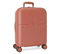 Pepe Jeans Highlight Kabinentrolley Terrakotta, 40 x 55 x 20 cm, starr, ABS-Verschluss, integriert, 37 l, 3,22 kg, 4 Räder, Handgepäck