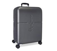 Pepe Jeans Highlight Koffer mittelgroß, blau, 48 x 70 x 28 cm, starr, ABS-Verschluss, TSA-Verschluss, 79 l, 4,32 kg, 4 Räder, ausziehbar