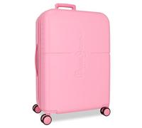 Pepe Jeans Highlight Koffer, mittelgroß, Rosa, 48 x 70 x 28 cm, starr, 3,22 kg, TSA-Verschluss, ABS, 3,22 kg, 79 LExtensible by Joumma Bags, Rosa, Talla única, Mittelgroßer Koffer