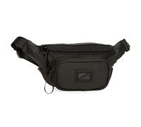 Pepe Jeans Hoxton Gürteltasche mit Tasche, schwarz, 30 x 13 x 5 cm, Polyester und PU, Mehrfarbig (Mehrfarbig), única, Gürteltasche mit Tasche