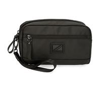Pepe Jeans Hoxton Handtasche Schwarz 24,5 x 15 x 6 cm Polyester und PU, Mehrfarbig (Mehrfarbig), Talla única, Handtasche