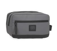 Pepe Jeans Hoxton Nececer anpassbar, grau, 26 x 16 x 12 cm, Polyester und PU by Joumma Taschen, grau, Talla única, Anpassbar