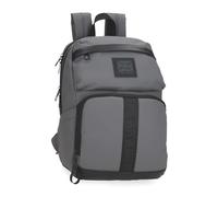 Pepe Jeans Hoxton Rucksack für Laptop, 39,6 cm (15,6 Zoll), Grau, 25 x 37 x 12 cm, Polyester und PU, 9,25 l, von Joumma Bags, grau, Talla única, Laptop-Rucksack