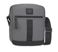 Pepe Jeans Hoxton Umhängetasche, grau, 23 x 27 x 7 cm, Polyester und PU von Joumma Bags, grau, Talla única, Umhängetasche