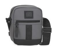Pepe Jeans Hoxton Umhängetasche klein, grau, 15 x 19 x 6 cm, Polyester und PU by Joumma Bags, grau, Talla única, Kleine Umhängetasche