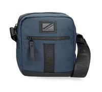 Pepe Jeans Hoxton Umhängetasche, mittelgroß, Blau, 17 x 22 x 6 cm, Polyester, blau, Talla única, Mittelgroße Umhängetasche