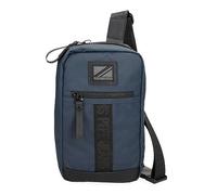 Pepe Jeans Hoxton Umhängetasche und Kulturbeutel, Schwarz und Blau, Polyester, PU, verschiedene Größen, blau, Taglia unica, bauchtasche schultertasche
