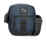 Pepe Jeans Hoxton Umhängetaschen und Kulturbeutel, Schwarz und Blau, Polyester PU, verschiedene Größen, blau, Talla única, Hoxton Umhängetasche