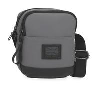 Pepe Jeans Hoxton Umhängetasche klein grau 12 x 15 x 3,5 cm Polyester und PU by Joumma Bags, grau, Talla única, Kleine Umhängetasche