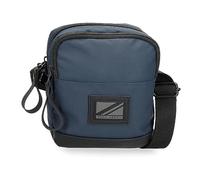 Pepe Jeans Hoxton Umhängetaschen und Kulturbeutel, Schwarz und Blau, Polyester PU, verschiedene Größen, blau, Talla única, Kleine Umhängetasche