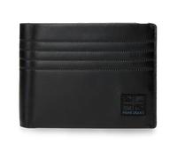 Pepe Jeans Hudson Geldbörse mit Geldbörse, schwarz, 11 x 8 x 1 cm, Leder von Joumma Bags