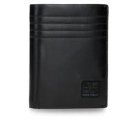 Pepe Jeans Hudson Geldbörse vertikal schwarz 8,5 x 10,5 x 1 cm Leder von Joumma Bags