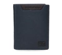 Pepe Jeans Indiana Vertikale Geldbörse, Blau, 8,5 x 10,5 x 1 cm, Leder von Joumma Bags