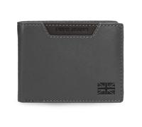 Pepe Jeans Indiana Geldbörse mit Geldbörse Grau 11,5x8x1 cm Leder von Joumma Bags