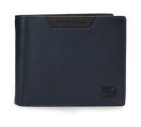 Pepe Jeans Indiana Horizontale Geldbörse mit Geldbörse, blau, 12,5 x 9,5 x 1 cm, Leder von Joumma Bags