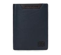 Pepe Jeans Indiana Kartenetui, vertikal, Blau, 9 x 11 x 1 cm, Piel von Joumma Bags