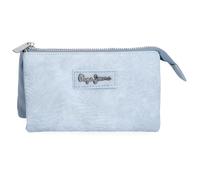 Pepe Jeans Jana Geldbörse mit DREI Fächern, blau, 17,5 x 9,5 x 2 cm, Polyester mit Details aus Kunstleder von Joumma Bags, blau, Talla única, Geldbörse mit DREI Fächern