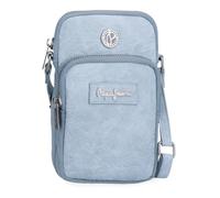 Pepe Jeans Jana Umhängetasche blau 11 x 17,5 x 4 cm Polyester mit Details aus Kunstleder von Joumma Bags, blau, Talla única, Umhängetasche