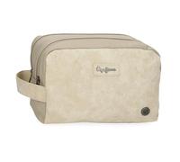 Pepe Jeans Jana Nececer anpassbar, Beige, 26 x 16 x 12 cm, Polyester und PU by Joumma Bags, Beige, Talla única, Anpassbar