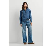 Pepe Jeans Jeans-Hemd "Abbey" in Blau - Größe XS | Damen Blusen