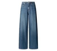 Loose-fit-Jeans PEPE JEANS "trousers WIDE LEG JEANS UHW JAIMY", Damen, Gr. 29, Länge 32, faded medium blau tencel blend, 66% Baumwolle, 34% Lyocell, Jeans (37833512-29) faded medium blau tencel blend