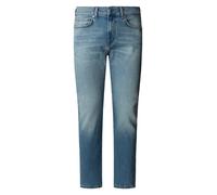 Slim-fit-Jeans PEPE JEANS "SLIM JEANS HATCH", Herren, Gr. 36, Länge 32, mid blau light used, Denim/Jeans, Obermaterial: 99% Baumwolle, 1% Elasthan, casual, slim fit, Jeans, mit Regular Waist (17716166