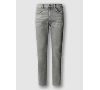 Slim-fit-Jeans PEPE JEANS "SLIM JEANS HATCH", Damen, Gr. 36, Länge 32, grau washed, Denim/Jeans, Obermaterial: 84% Baumwolle, 15% Polyester, 1% Elasthan, slim fit, Jeans Slim-fit-Jeans, mit Regular Wa