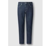 Tapered-fit-Jeans PEPE JEANS "STANLEY", Damen, Gr. 31, Länge 32, blau, Denim/Jeans, Obermaterial: 99% Baumwolle, 1% Elasthan, gerade, unten schmal, Jeans, Ziernähte an den Gesäßtaschen (73095549-31) b