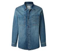 Pepe Jeans Jeanshemd in Blau - 30% | Größe L | Herren Plussize