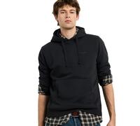 Strickpullover PEPE JEANS "cardigan JEFFERSON HOODIE", Herren, Gr. XL, schwarz, 70% Baumwolle, 30% Polyester, Pullover Strickpullover (61336038-XL) schwarz