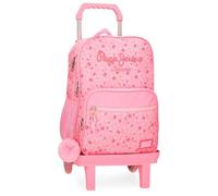 Pepe Jeans Alenka Rosa Rucksack Doppelfach mit Trolley Rosa 30 x 40 x 12 cm Polyester 15,6 l by Joumma Bags, Rosa, Talla única, Rucksack mit Doppelfach und Trolley