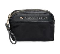 Pepe Jeans Joumma Bags Morgan Casual Tagesrucksack, Reisetaschen, beige und schwarz, Kunstleder für Damen, Schwarz, Talla única, Runde Geldbörse