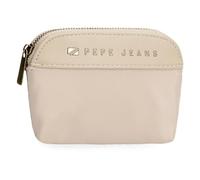 Pepe Jeans Joumma Bags Morgan Casual Tagesrucksack, Reisetaschen, beige und schwarz, Kunstleder für Damen, beige, Talla única, Runde Geldbörse