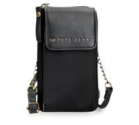 Pepe Jeans Morgan Umhängetasche für Handy, Schwarz, 11 x 20 x 4 cm, Polyester und PU von Joumma Bags, Schwarz, Talla única, Umhängetaschen Handyhalterung
