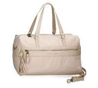 Pepe Jeans Joumma Bags Morgan Casual Tagesrucksack, Reisetaschen, beige und schwarz, Kunstleder für Damen, beige, Talla única, reisetack