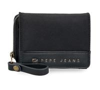 Pepe Jeans Joumma Bags Morgan Casual Tagesrucksack, Reisetaschen, beige und schwarz, Kunstleder für Damen, Schwarz, Talla única, Brieftasche