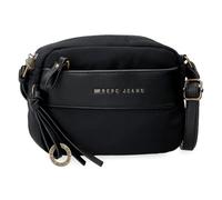 Pepe Jeans Morgan Umhängetasche schwarz 21 x 14 x 5 cm Polyester mit Details aus Kunstleder von Joumma Bags, Schwarz, Talla única, Umhängetasche
