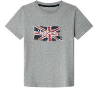 Pepe Jeans Jungen Clag Jr N T-Shirt, Grau-meliert, 10 Jahre